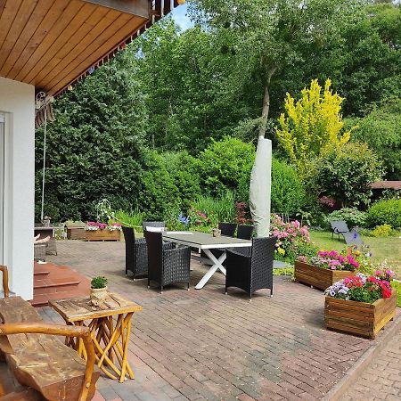 Grosszuegige Ferienwohnung Am Waldesrand Im Seenland Lauta Exterior foto